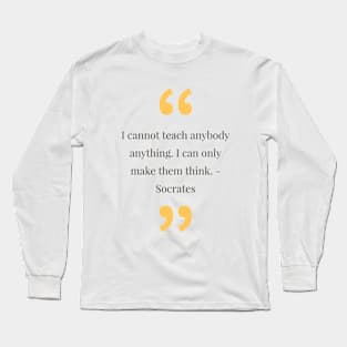 philosophy quotes Long Sleeve T-Shirt